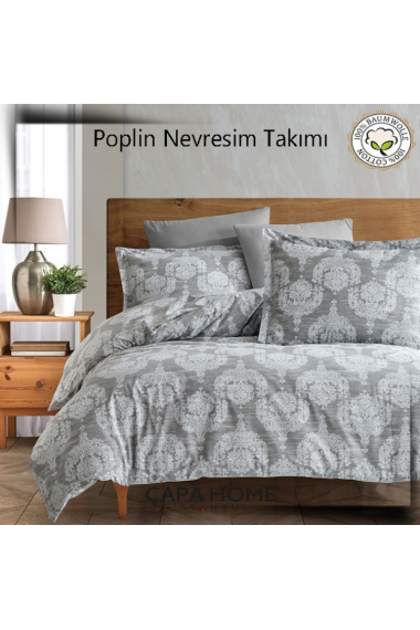 Çapa Home Poplin Nevresim Takımı %100 pamuk
